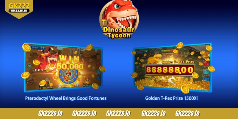 Dinosaur Tycoon deserves to be a TOP game in the hearts of GK222 bettors